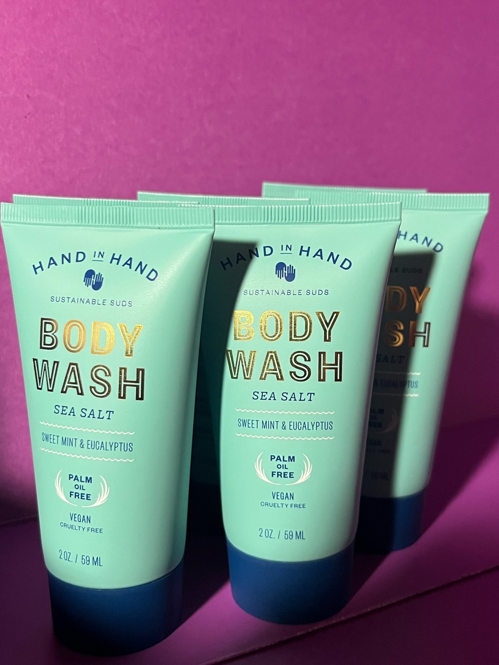HAND IN HAND - Sea Salt Body Wash - Sweet Mint & Eucalyptus